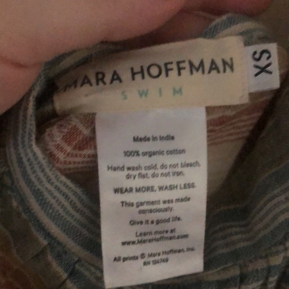 Mara Hoffman Multistripe Swim Sahara Halter Wide Leg CoverUp Jumpsuit - Picture 2 of 8